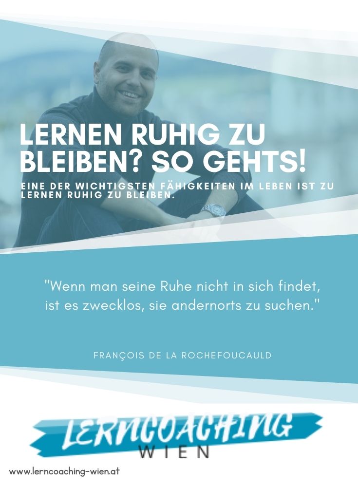 Lernen ruhig zu bleiben Beitrag Lesezeichen